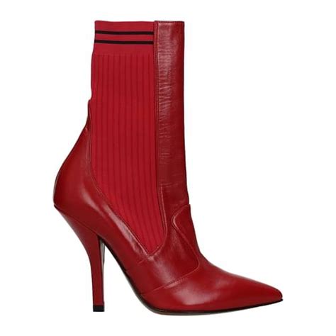 fendi stiefeletten rot|Damenstiefel & Booties .